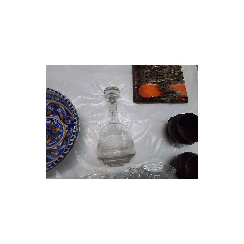 CARAFE CRISTAL DÉCOR VAGUES