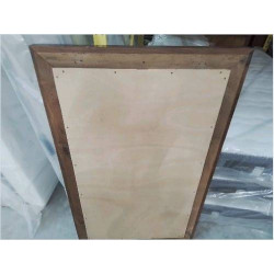 MIROIR MERISIER MASSIF EBENISTE 74 X 121