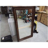 MIROIR MERISIER MASSIF EBENISTE 80 X 142