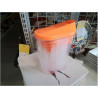 LOT DE 5 BOITES VERCEUSES COUVERCLE ORANGE 