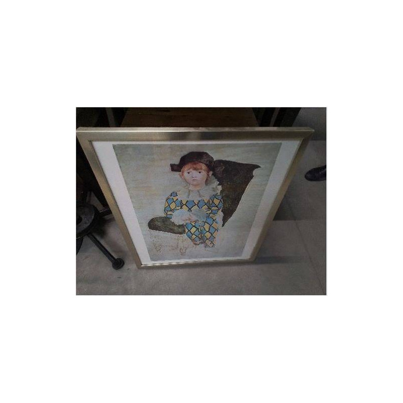 CADRE REPRO PICASSO PAUL EN ARLEQUIN