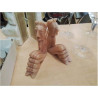 PAIRE DE SERRE STATUETTES HOMMES ASSIS PIERRE10