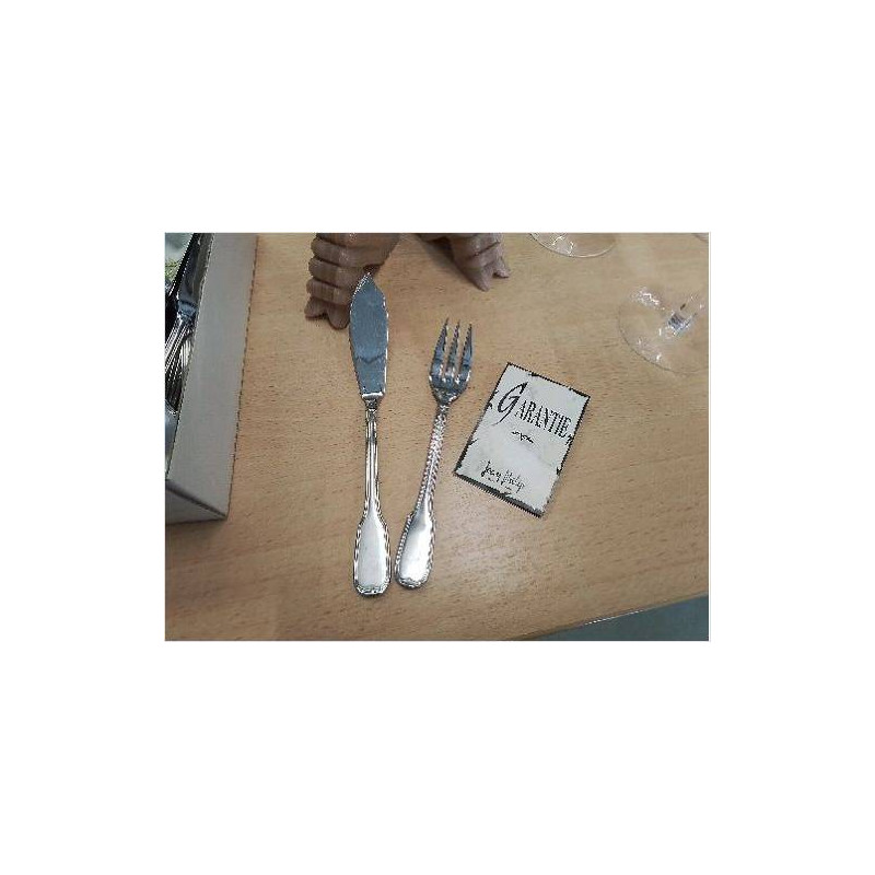 LOT COUVERTS A POISSON ACIER JEAN PHILIP