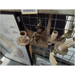 APPLIQUE DOUBLE MURALE BRONZE 