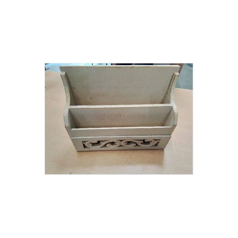 PORTE COURRIER BOIS AVEC TIROIR