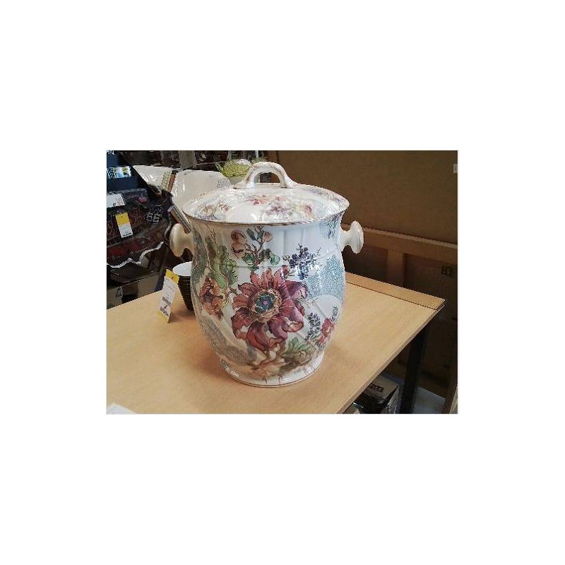 POT SARREGUEMINES ANC FLEURI EN L ETAT
