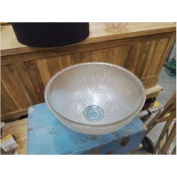 GLOBE DE LUSTRE VERRE VINTAGE