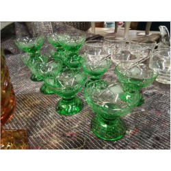 LOT DE 11 VERRES PM CRISTAL...