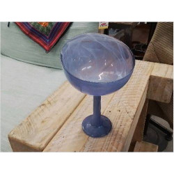 COUPE SUR PIED VERRE MAUVE...
