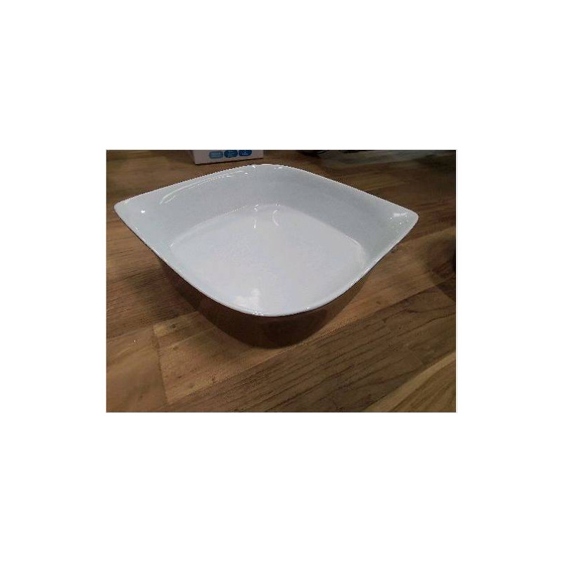PLAT MARRON BLANC FORME