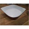 PLAT MARRON BLANC FORME