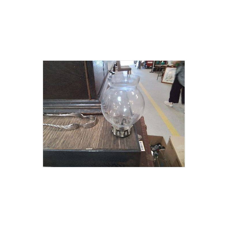 BOULE VERRE LAMPE PIGEON