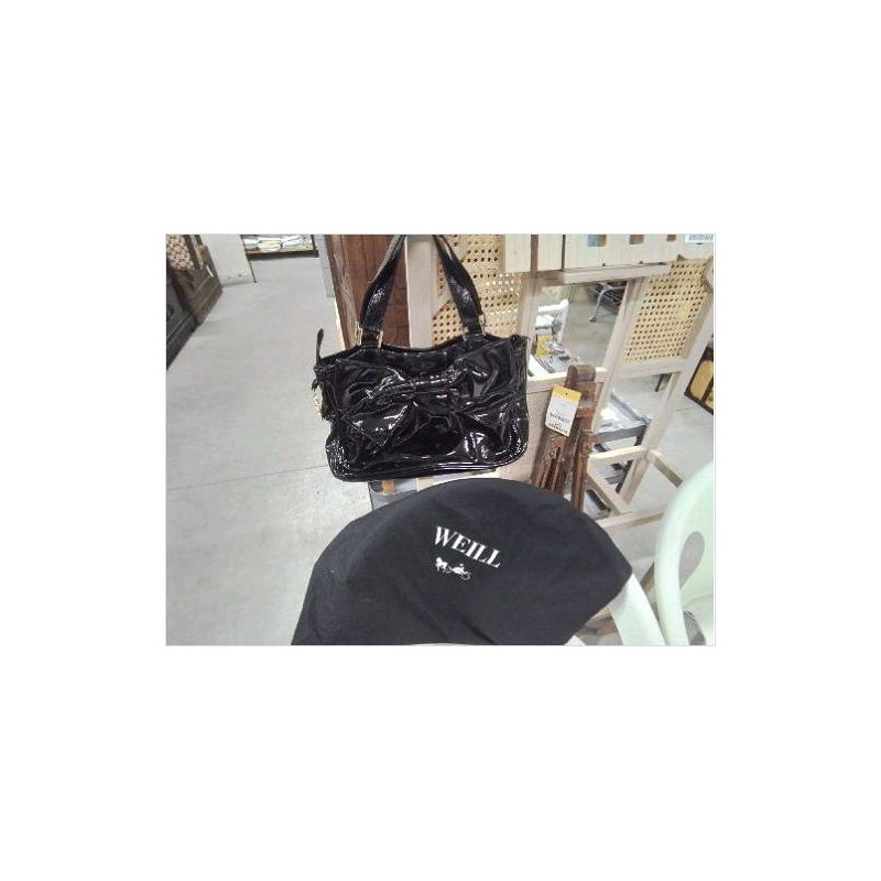 SAC CUIR VERNIS NOIR WEILL