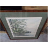 AQUARELLE PAYSAGE LAC FORET