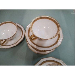TASSE SOUS TASSE BERNARDAUD BLC DORÉ 