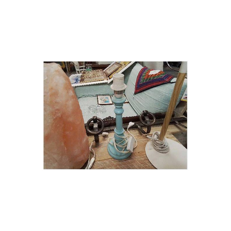 PIED DE LAMPE BLEU