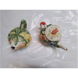 THEIERE CERAMIQUE DECOR FRUITS
