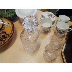 CARAFE CRISTAL CARREE EN L...