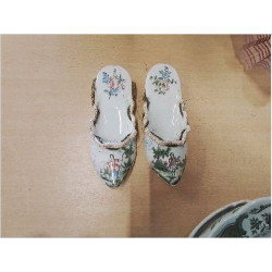 PAIRE SABOT PORCELAINE...