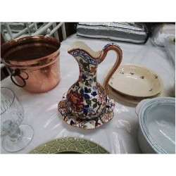 PICHET+ASSIETTE GIEN DECOR...