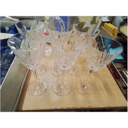 LOT 6 VERRES A PIED 