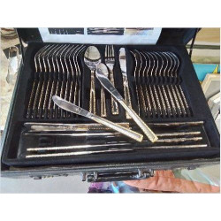 BOITE MENAGERE INOX TOUR DORE