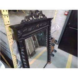 MIROIR ST HH II PEINT NOIR...