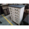 SEMAINIER PEINT CREME GRIS