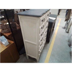 SEMAINIER PEINT CREME GRIS
