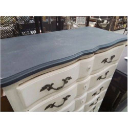 SEMAINIER PEINT CREME GRIS