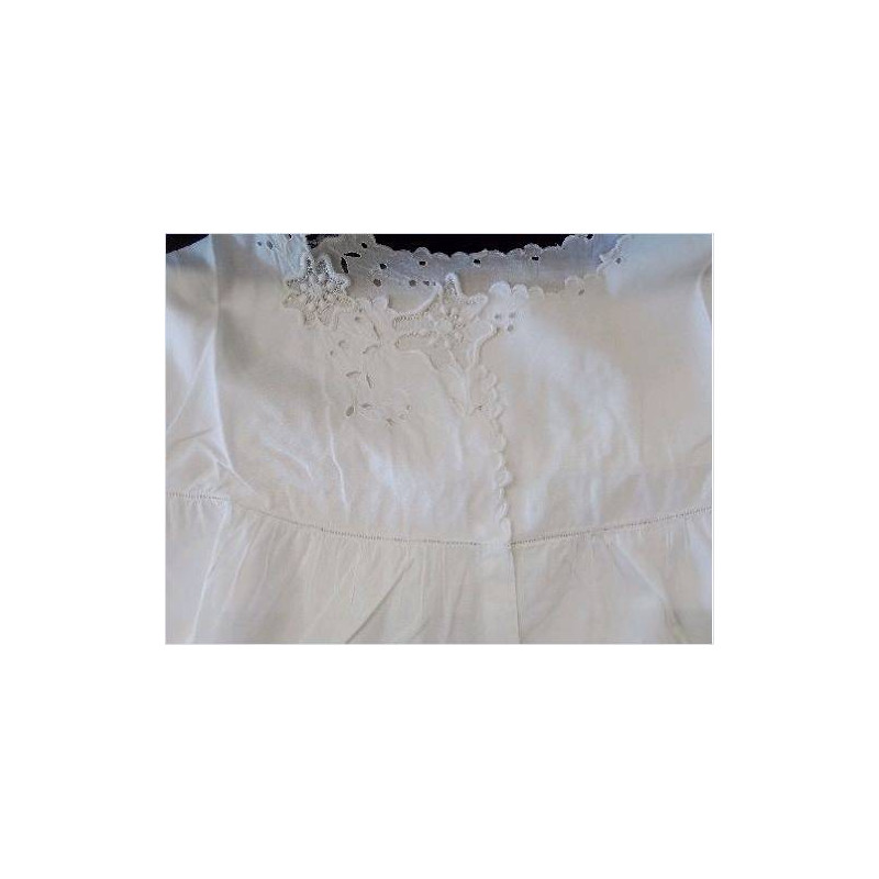 CHEMISE DE NUIT ANCIENNE BRODÉE