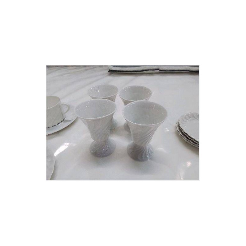 LOT DE 4 MAZAGRANS HAVILAND PORCELAINE 