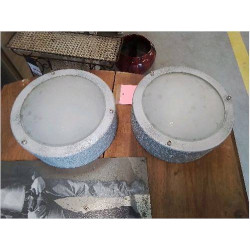 APPLIQUE EXT METAL VERRE