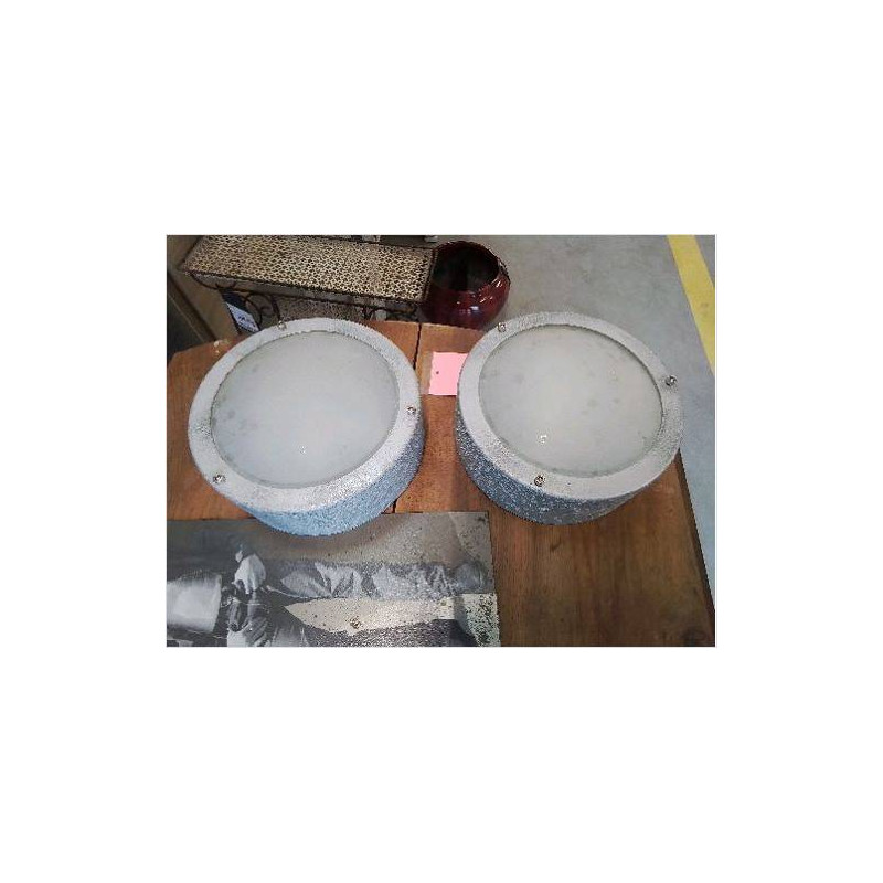 APPLIQUE EXT METAL VERRE