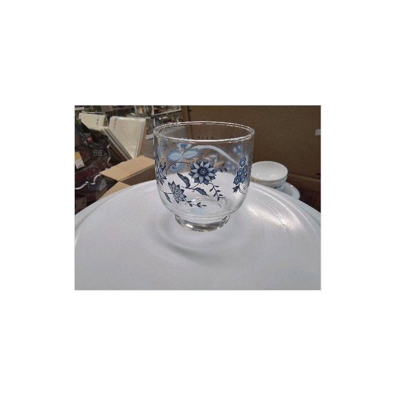 LOT 6 VERRES PM ARCOPAL DECOR BLEU
