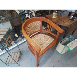 FAUTEUIL TECK CANNÉ