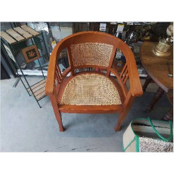 FAUTEUIL TECK CANNÉ