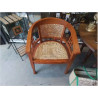 FAUTEUIL TECK CANNÉ