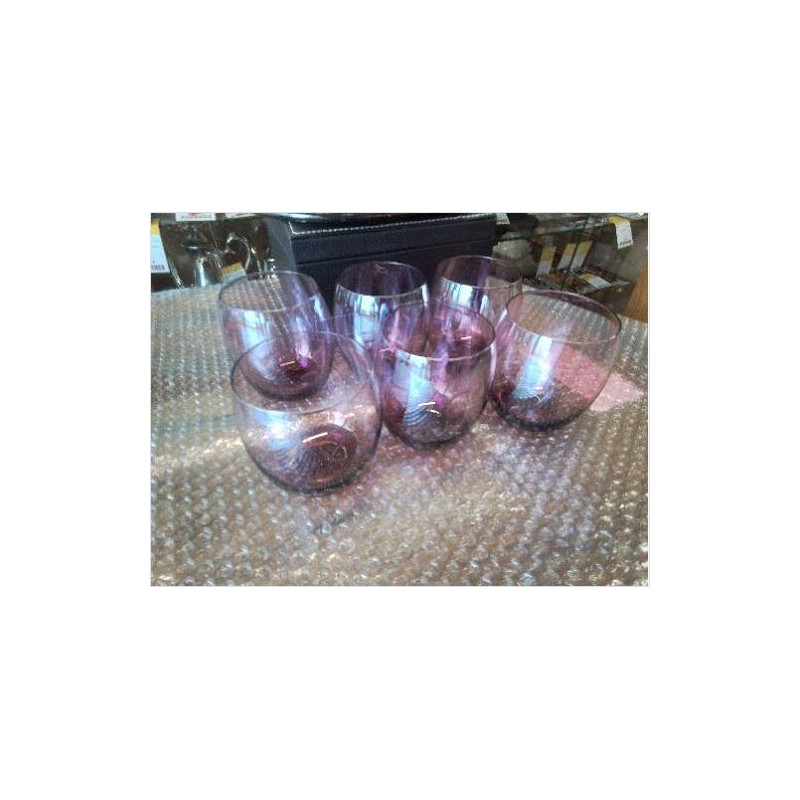 LOT VERRES A EAU ROSE MAISONS DU MONDE