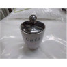 POT CAFÉ BLANC COUVERCLE INOX 