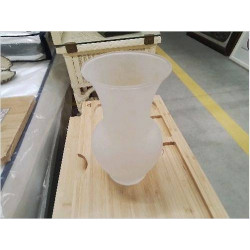 VASE VERRE OPAQUE 