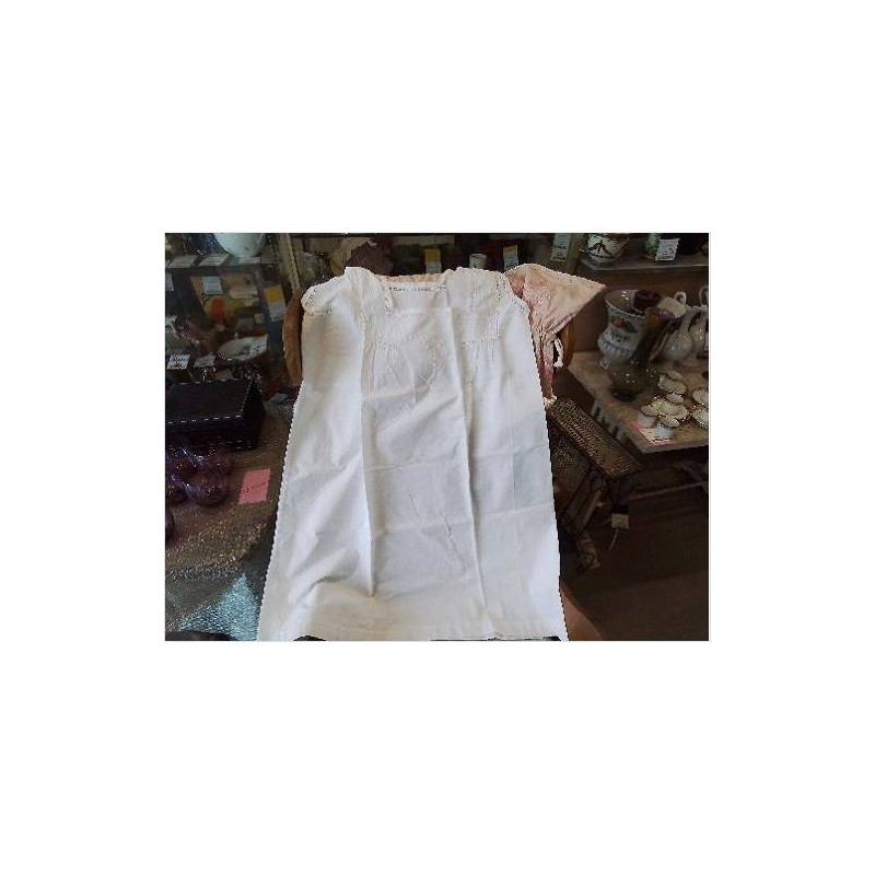 ROBE COTON BLANC ANC PM