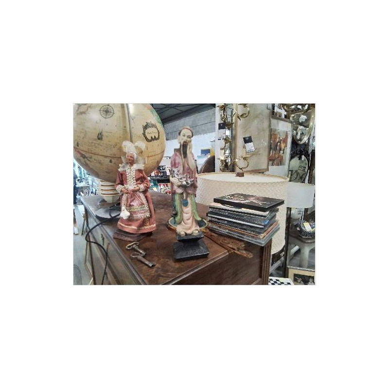 STATUETTE PERSO ASIATIQUE RESINE