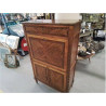 SECRETAIRE ANCIEN MARQUETÉ +CLÉ C2