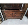 COFFRE ANC BOIS LOSANGES 127X59X75