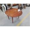 TABLE RONDE MERISIER A VOLETS 116 CM DIAMÈTRE+2ALL 50 CM