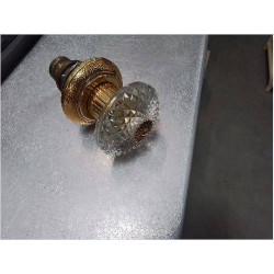 TETE DE ROBINET DORE CRISTAL
