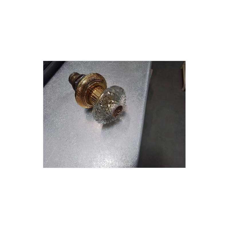 TETE DE ROBINET DORE CRISTAL