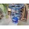 VASE  BLEU BULLES