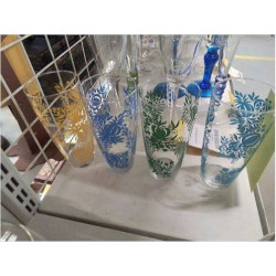 LOT DE 4 VERRES À ORANGEADE...